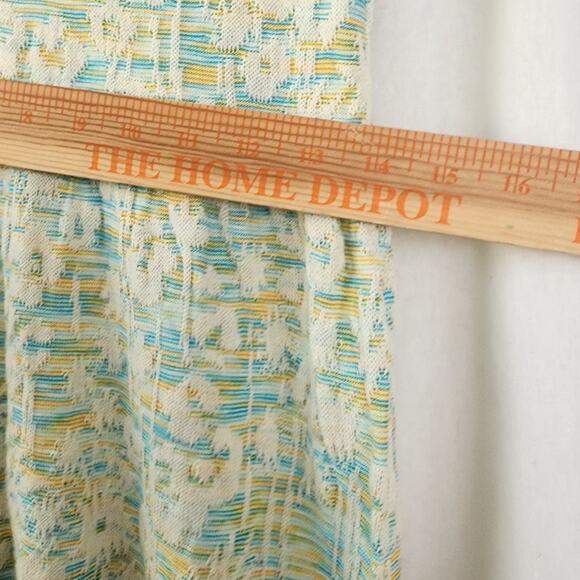 St John Collection knit dress Cream Green Yellow size 2 Santiago Knit Coastal - Picture 8 of 8